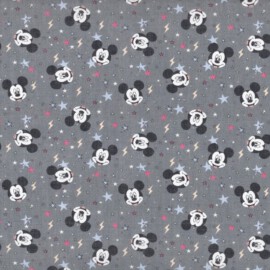 Cotton Fabric Mickey Mouse grey