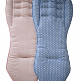 Two stroller liners for double strollers ,”Stars on a pink/blue “