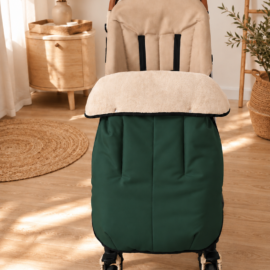 Waterproof! Foot Cover for Buggy ,green/beige