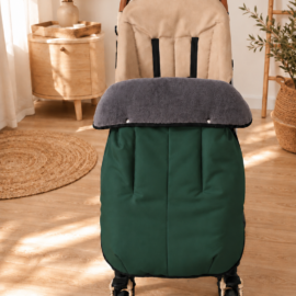 Waterproof! Foot Cover for Buggy ,green/dark gray